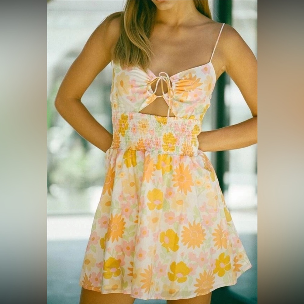 Sabo Skirt Natalie Floral Smocked Dress